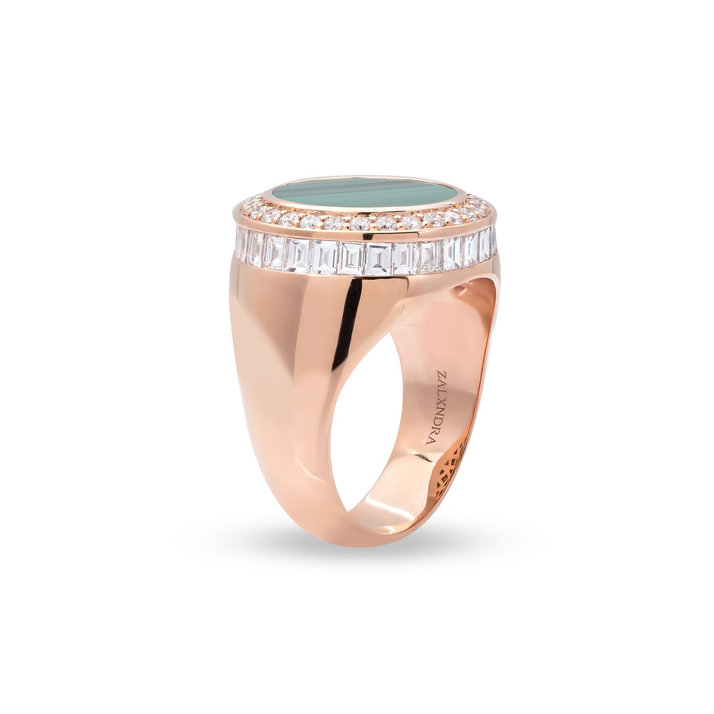 ZALX RING — MALACHITE CROWN