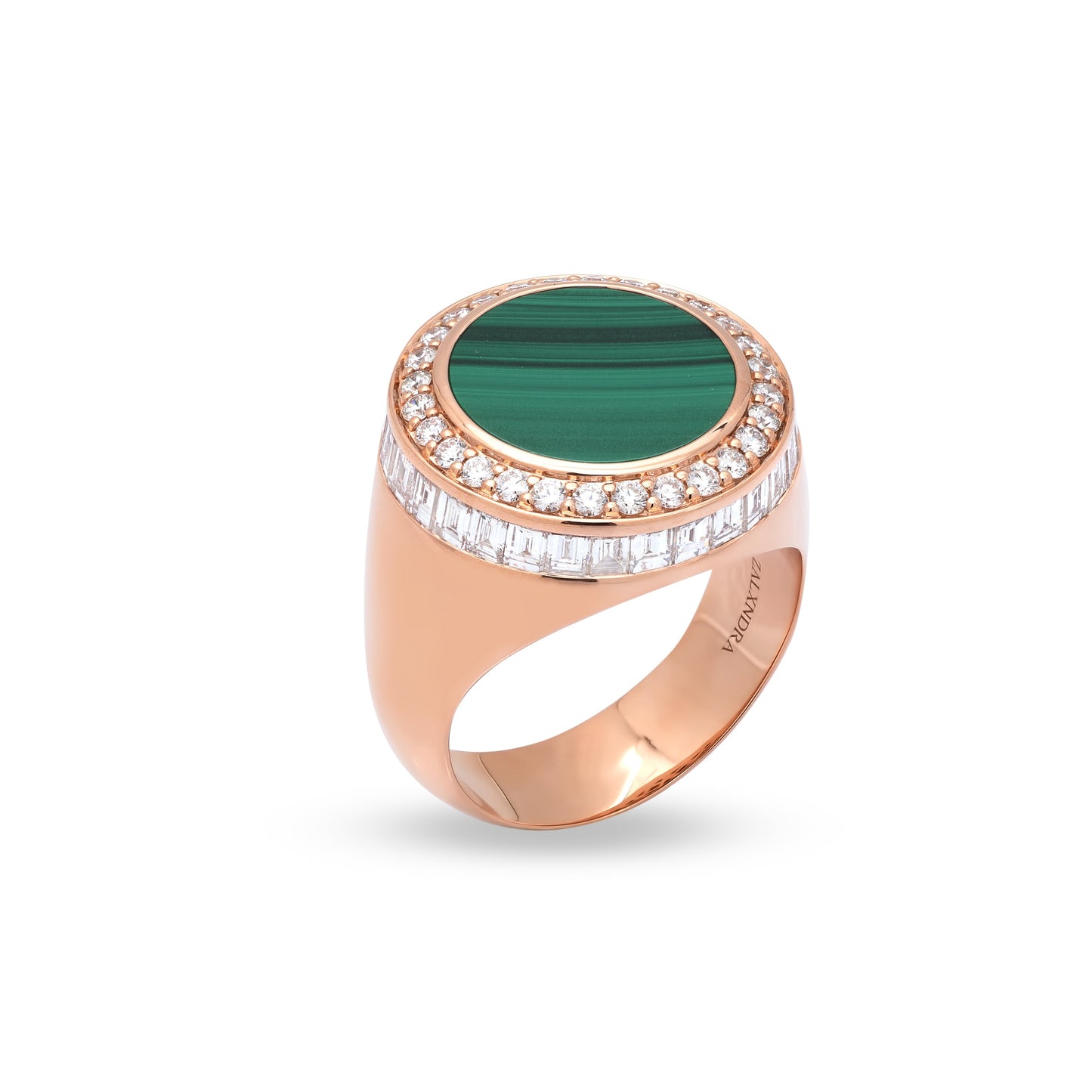 ZALX RING — MALACHITE CROWN