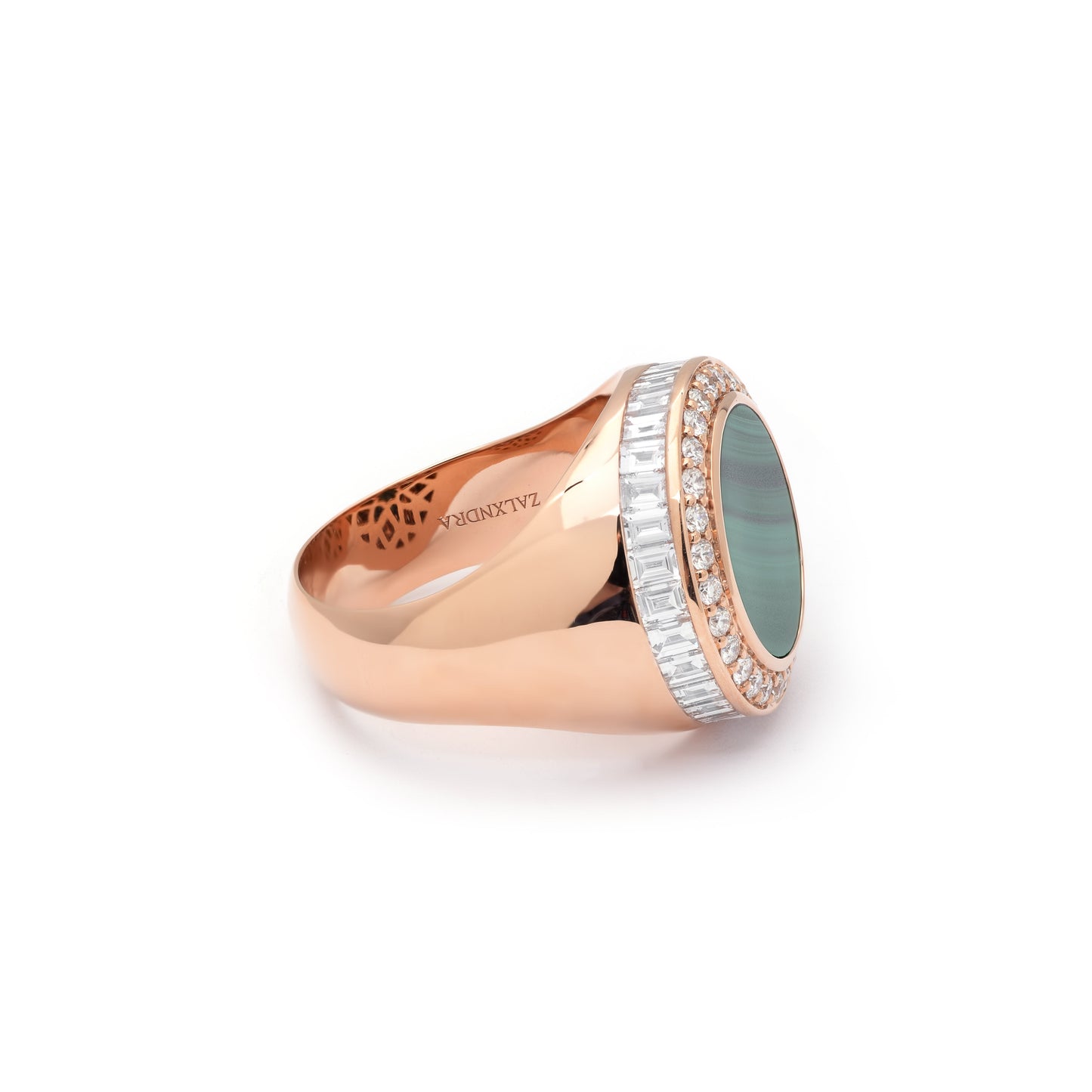 ZALX RING — MALACHITE CROWN