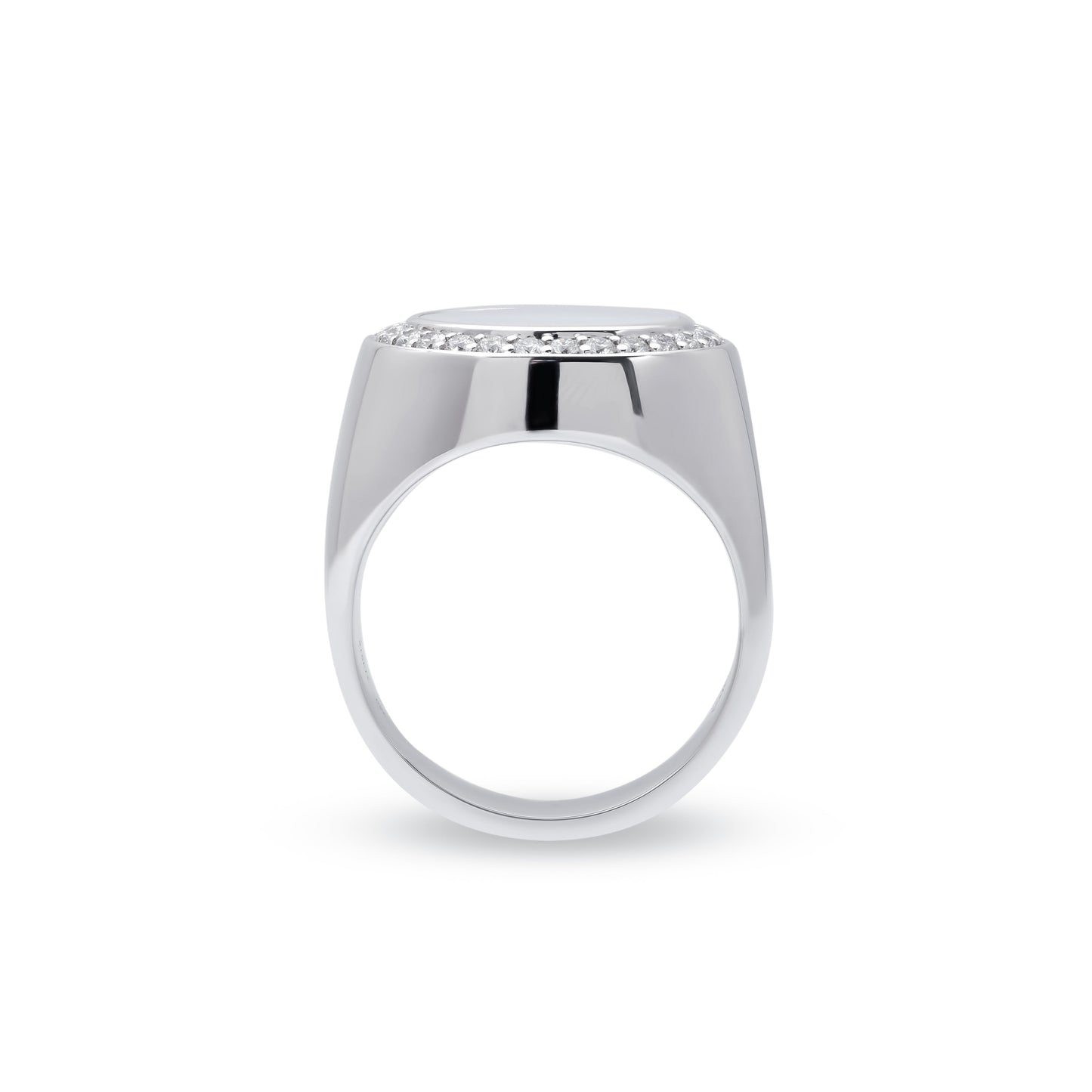 ZALX RING — MOTHER OF PEARL HALO