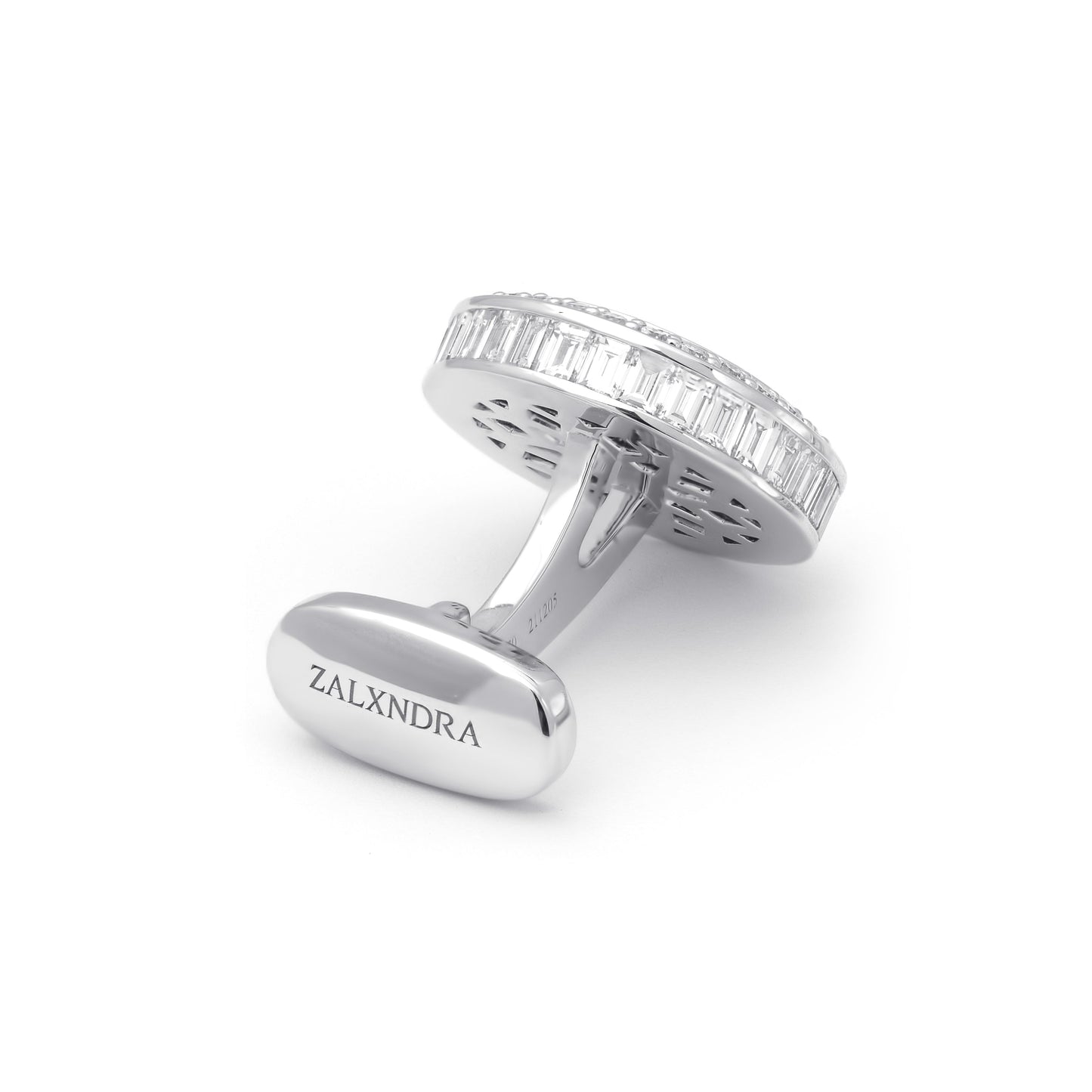 ZALX CUFFLINKS — MOTHER OF PEARL CROWN