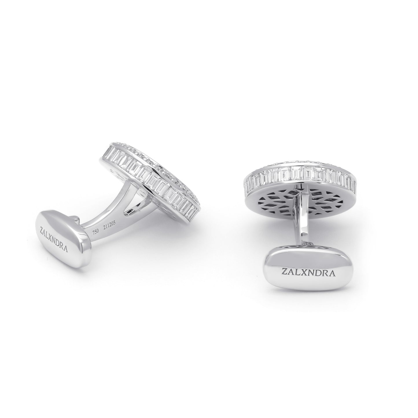 ZALX CUFFLINKS — MOTHER OF PEARL CROWN