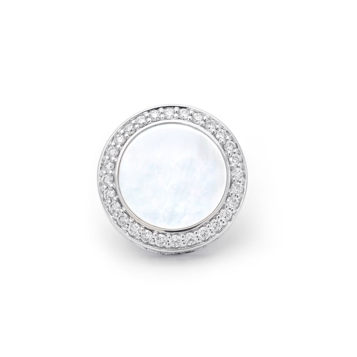 ZALX CUFFLINKS — MOTHER OF PEARL CROWN