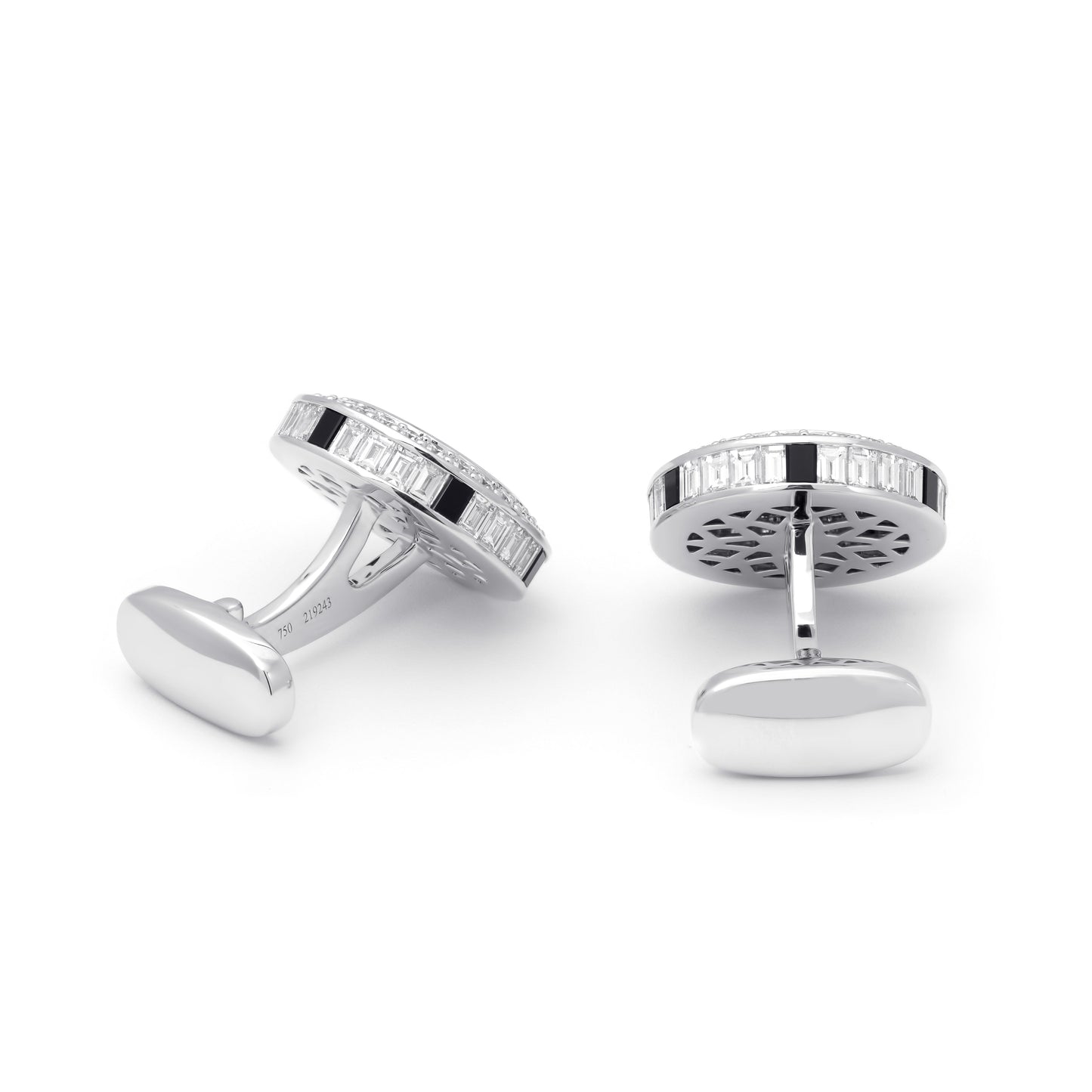 ZALX CUFFLINKS — MOTHER OF PEARL SCEPTER