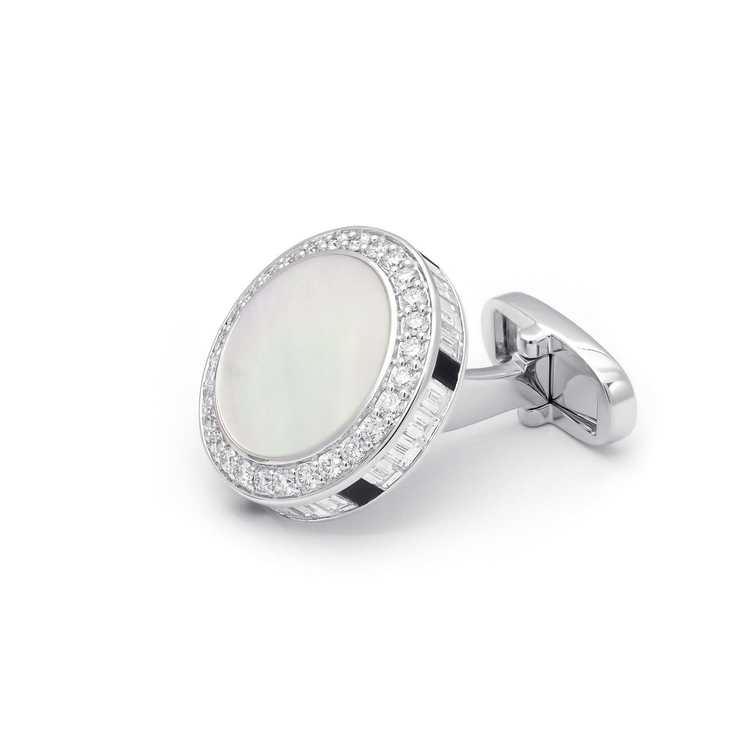 ZALX CUFFLINKS — MOTHER OF PEARL SCEPTER