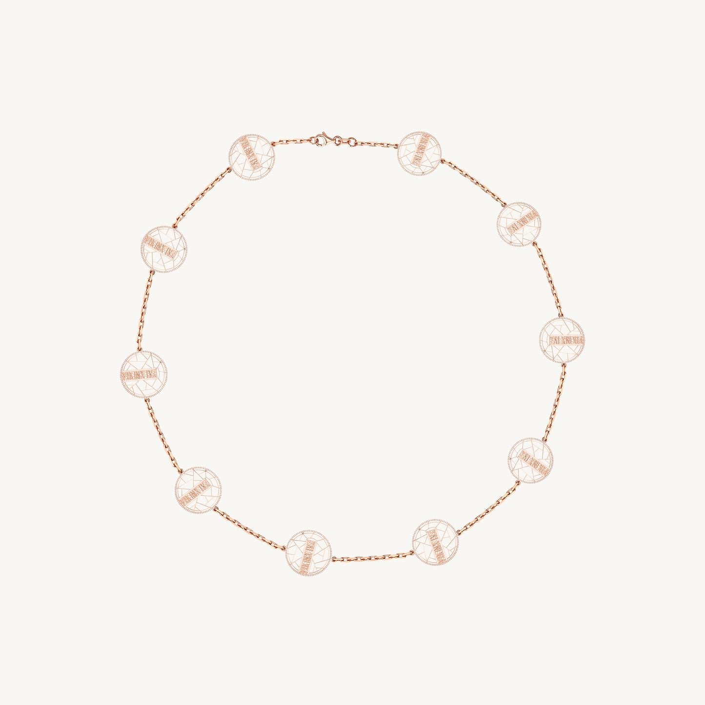 EZY LVR 10 Motif Necklace