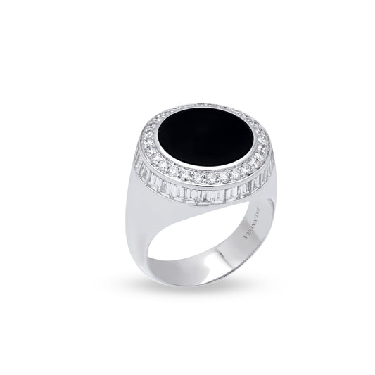 ZALX RING — ONYX CROWN