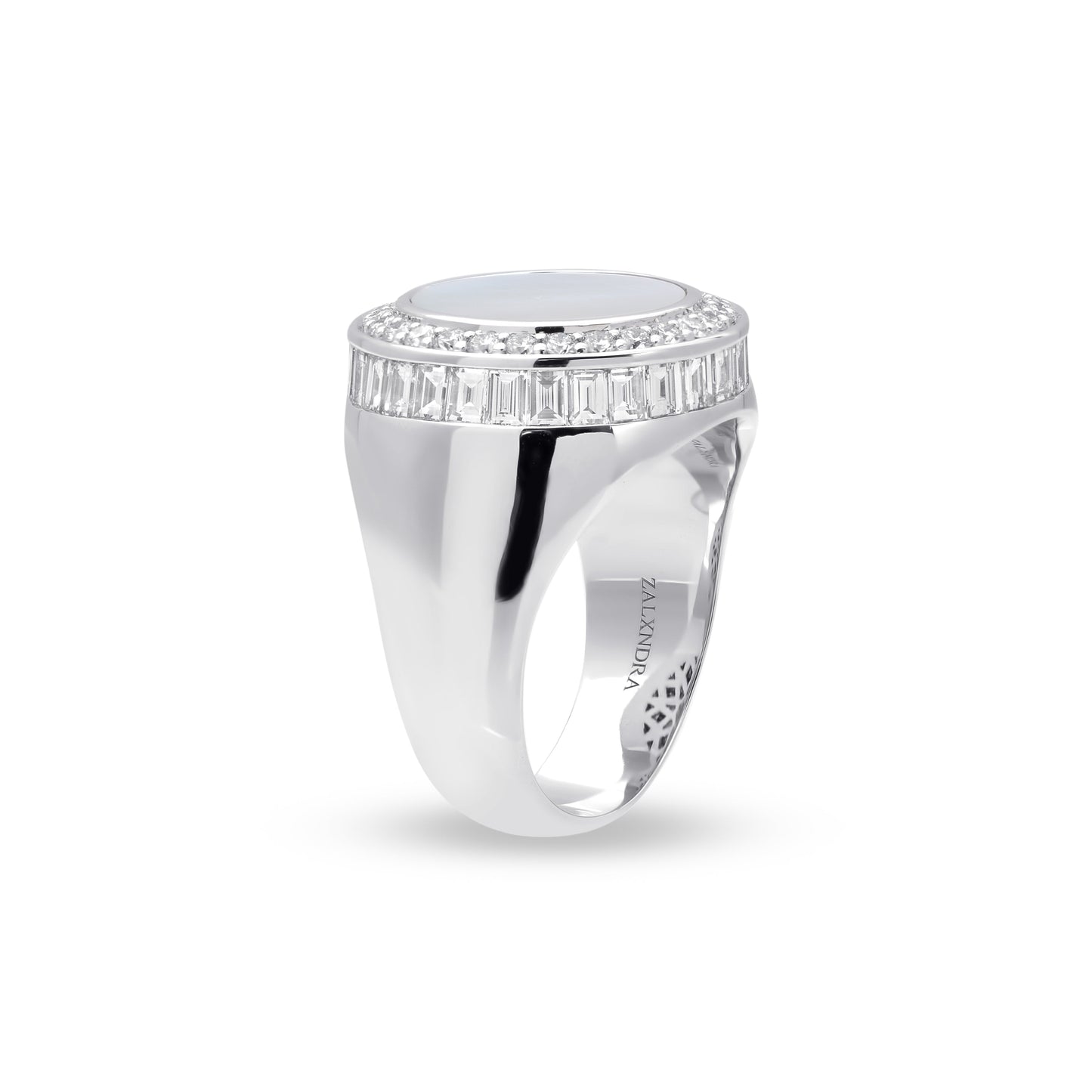 ZALX RING — MOTHER OF PEARL CROWN