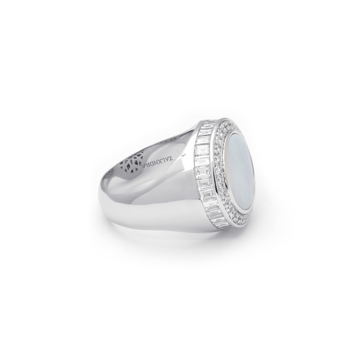 ZALX RING — MOTHER OF PEARL CROWN