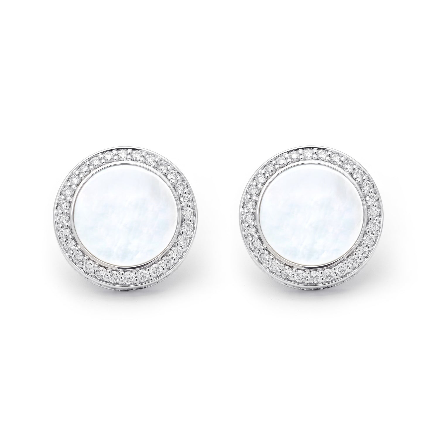 ZALX CUFFLINKS — MOTHER OF PEARL CROWN
