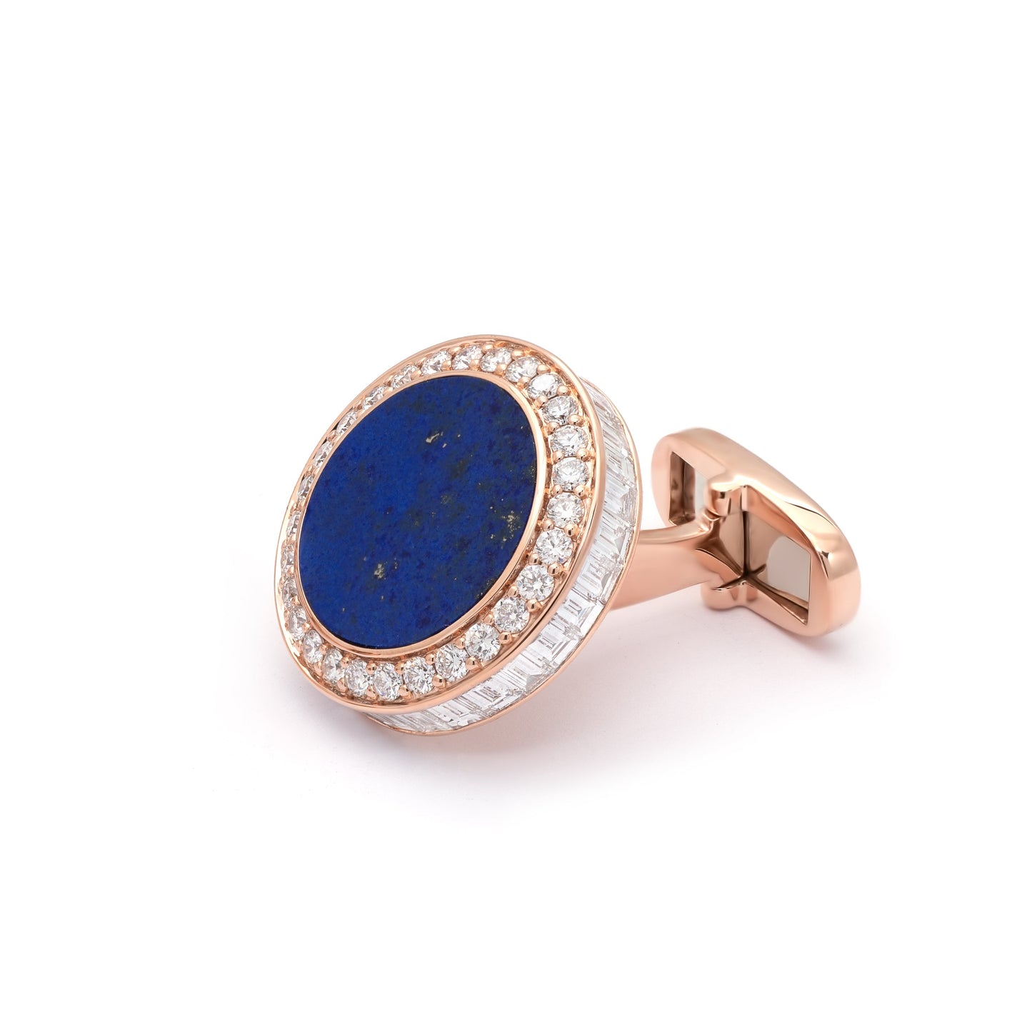 ZALX CUFFLINKS — LAPIS CROWN