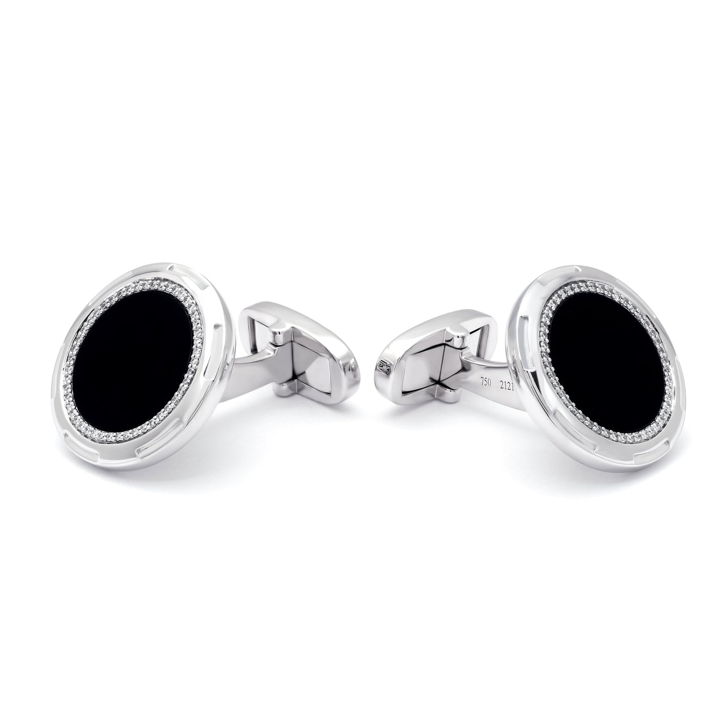 ZALX CUFFLINKS — ONYX VEIL