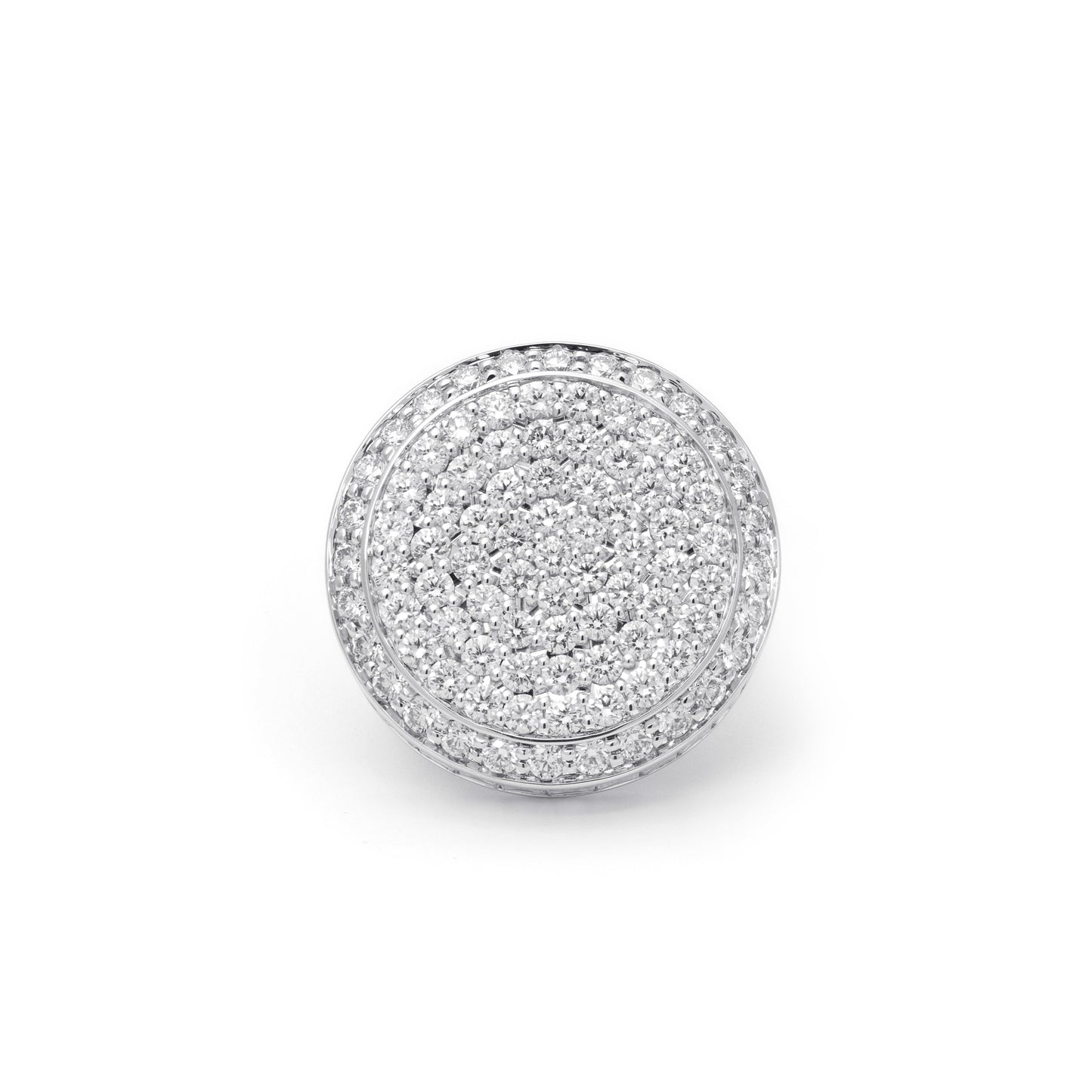 ZALX CUFFLINKS — DIAMOND CROWN FULL PAVÉ