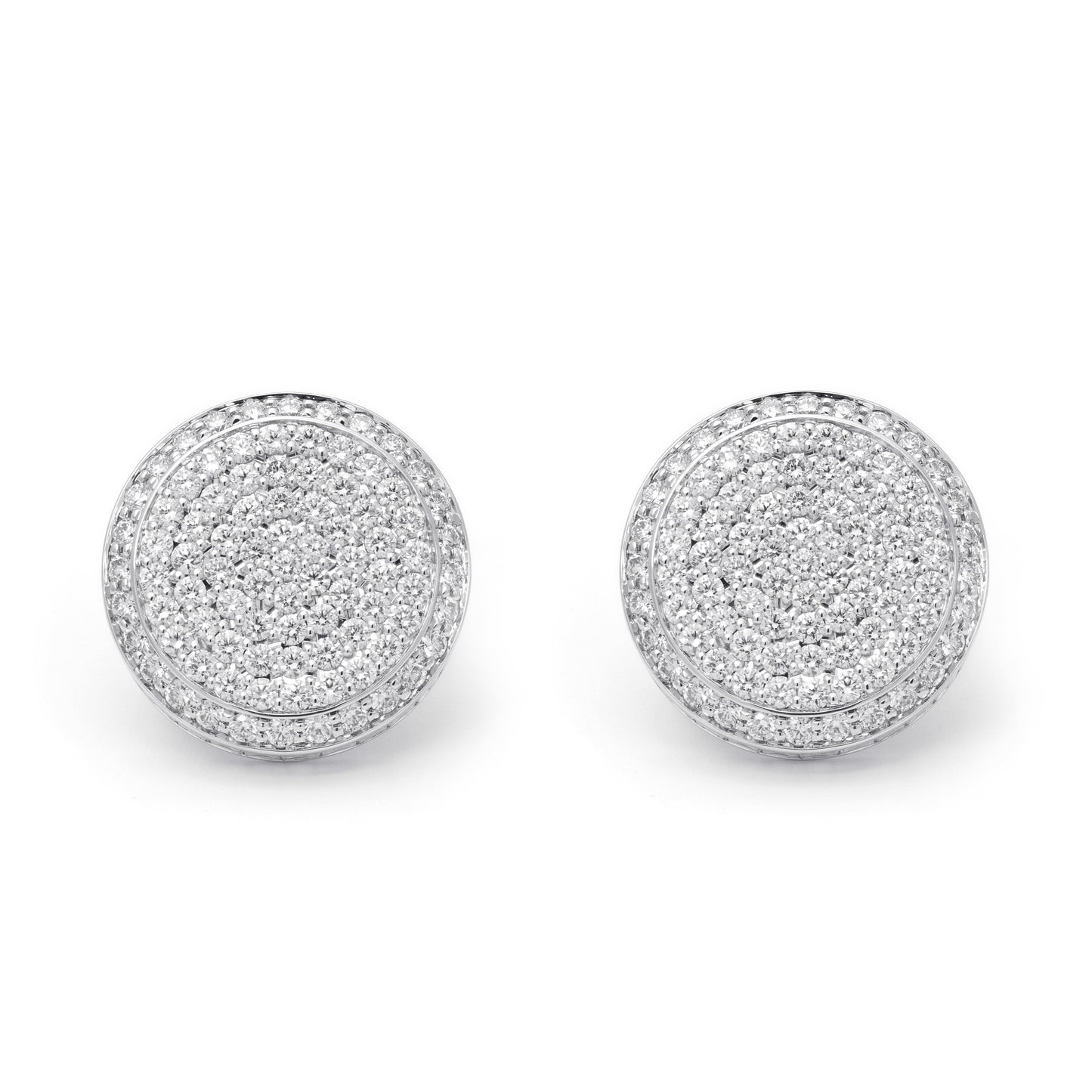ZALX CUFFLINKS — DIAMOND CROWN FULL PAVÉ