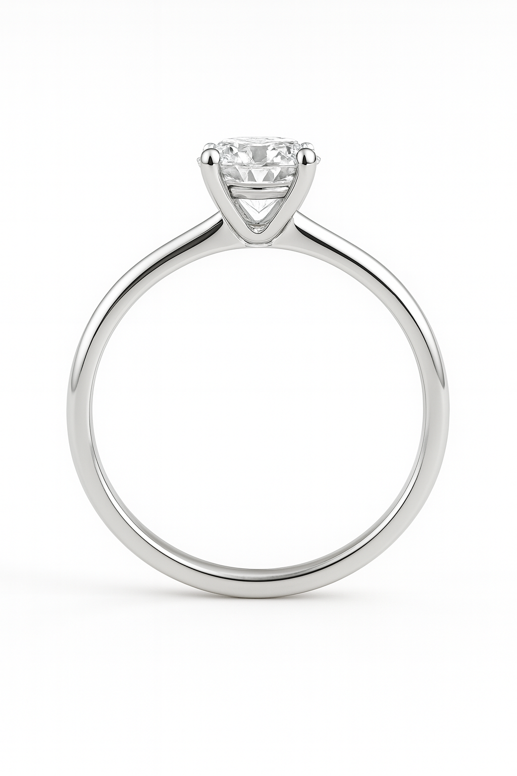Solitaire Round Brilliant Engagement Ring