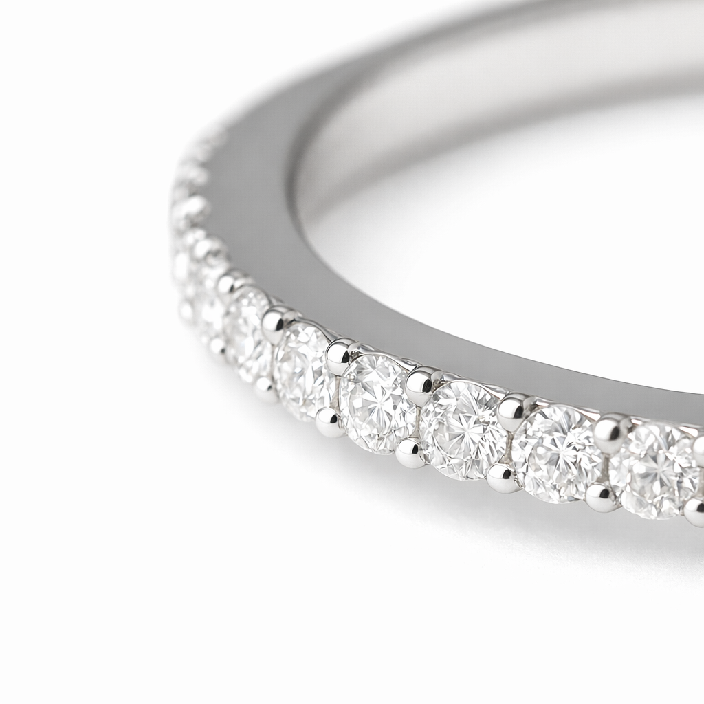 Halo Round Brilliant Engagement Ring by ZALXNDRA