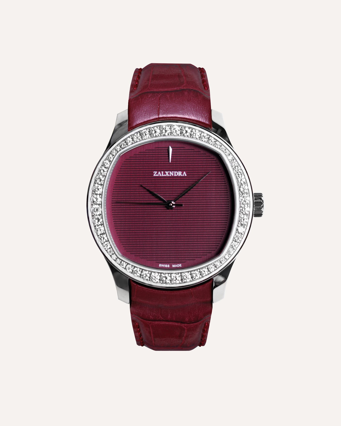 ZALXIII  SELF-WINDING STAINLESS STEEL DIAMOND BEZEL