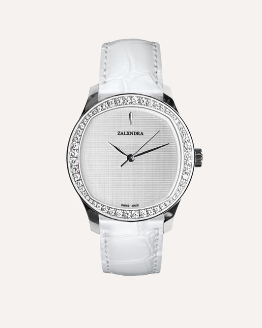 ZALXIII   SELF-WINDING STAINLESS STEEL DIAMOND BEZEL