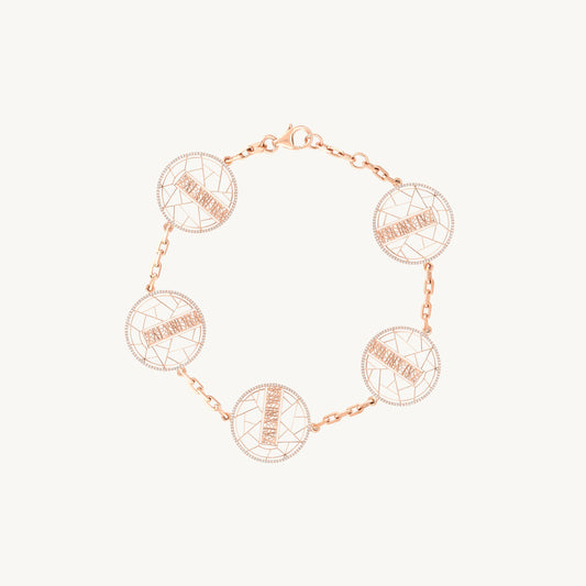 EZY LVR 5 motif Bracelet