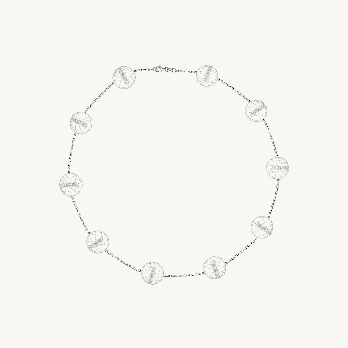 EZY LVR 10 motif Necklace