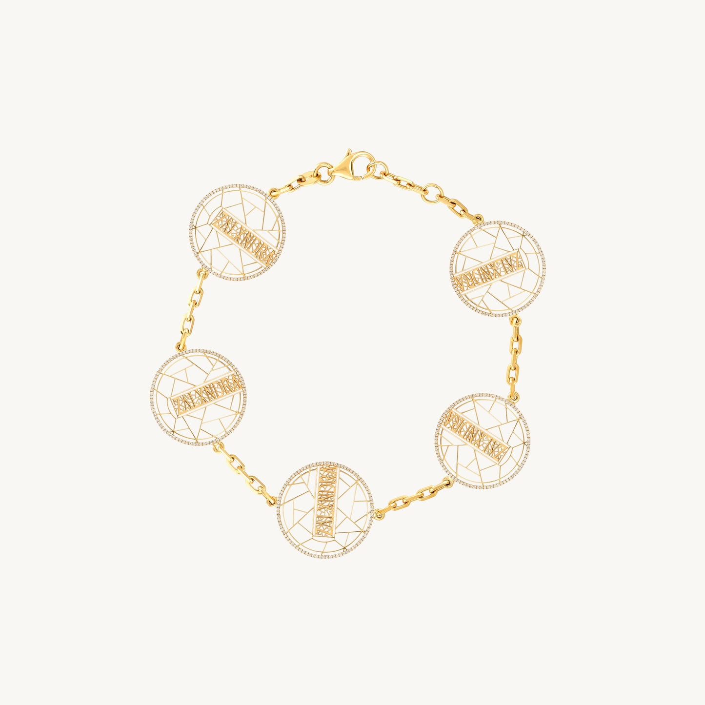 EZY LVR 5 motif Bracelet