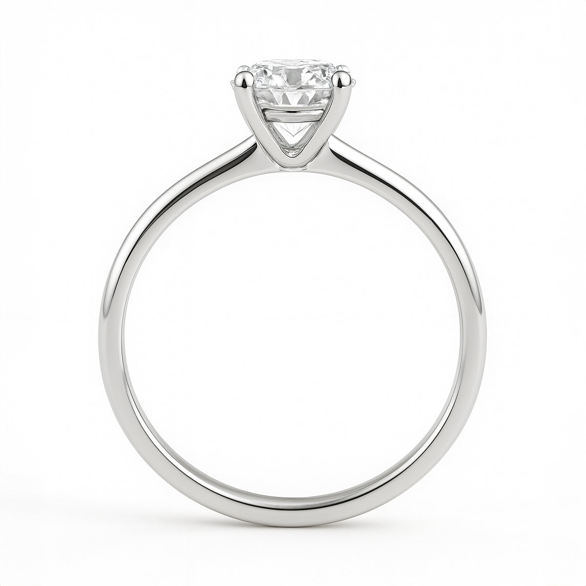 Solitaire Round Brilliant Engagement Ring